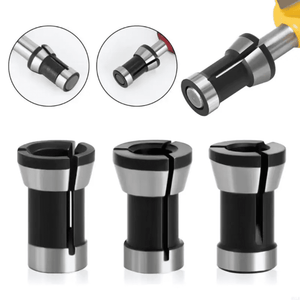 Set PRO de 3 Adaptadores para Ruteadora – 6 mm, 1/4” y 8 mm para Máxima Compatibilidad
