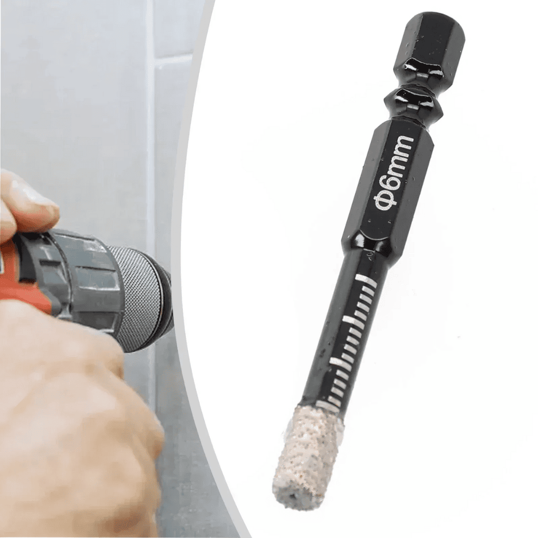 Broca Diamantada PRO – Perforación Rápida en Cerámica, Porcelanato, Mármol y Granito