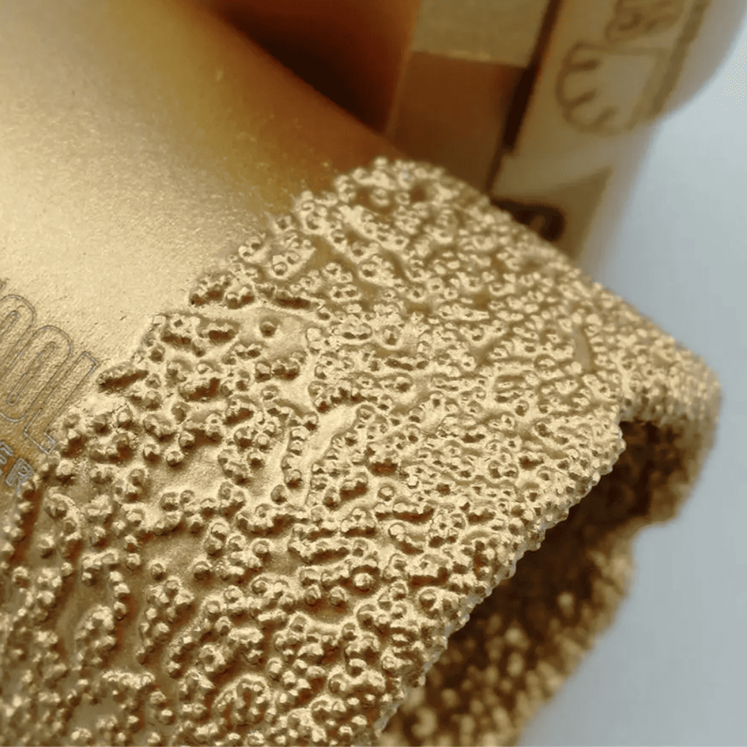 Copa Diamantada de Oro PRO – Corte y Perforación de Alto Rendimiento en Porcelanato, Mármol y Granito
