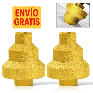 Broca Cónica Diamantada Tipo Escalonada – Ampliación Precisa y Corte Fino en Porcelanato y Piedra