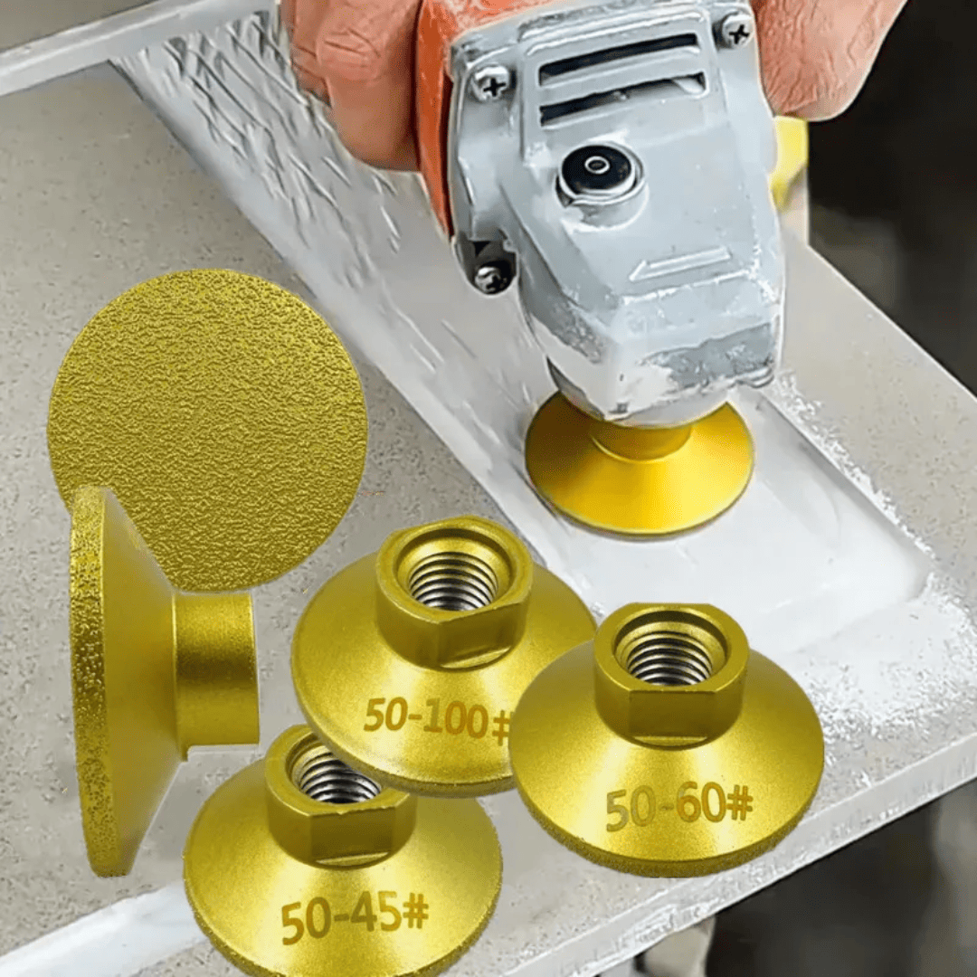 Set 3 Piezas – Disco Cabezal Plano de Pulido