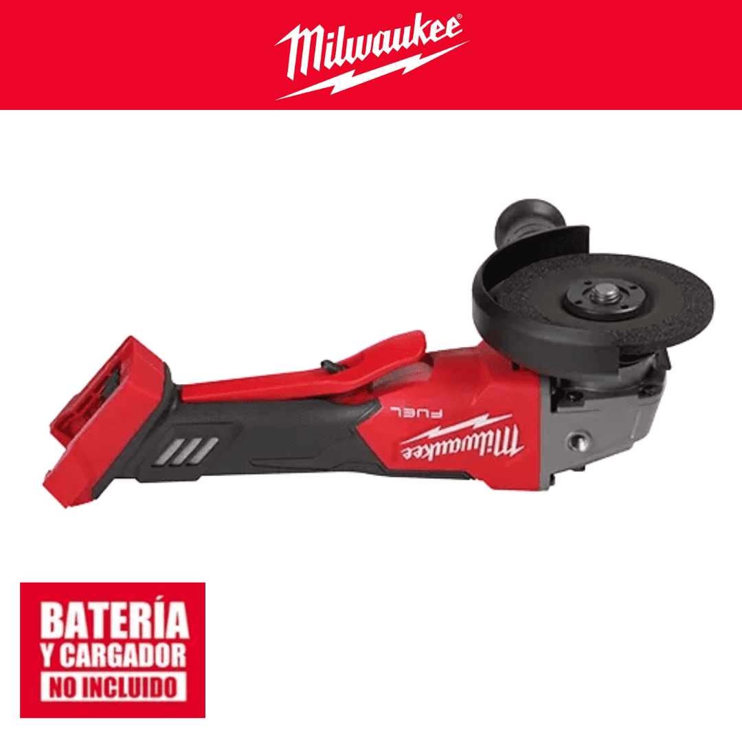 Amoladora fuel 4-1/2”- 5" con interruptor MILWAUKEE 2888-20 - COD:100676 semi-nuevo