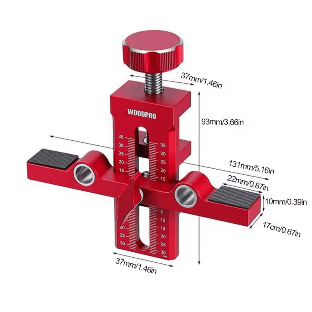 SOPORTE CON DOBLE GUIA REGULABLE - COD:100755