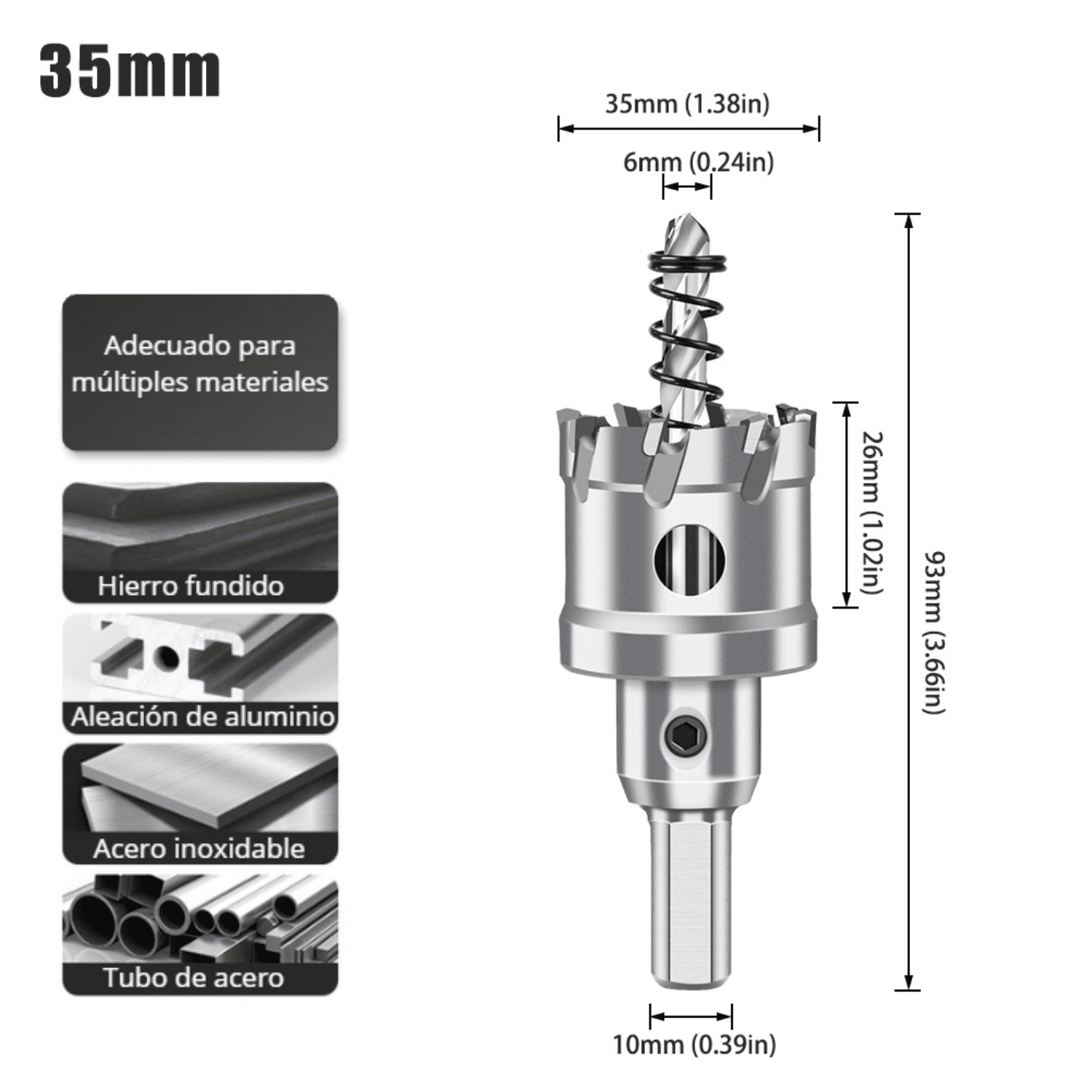 Brocas Copa Carburadas PRO – Precisión extrema en metal