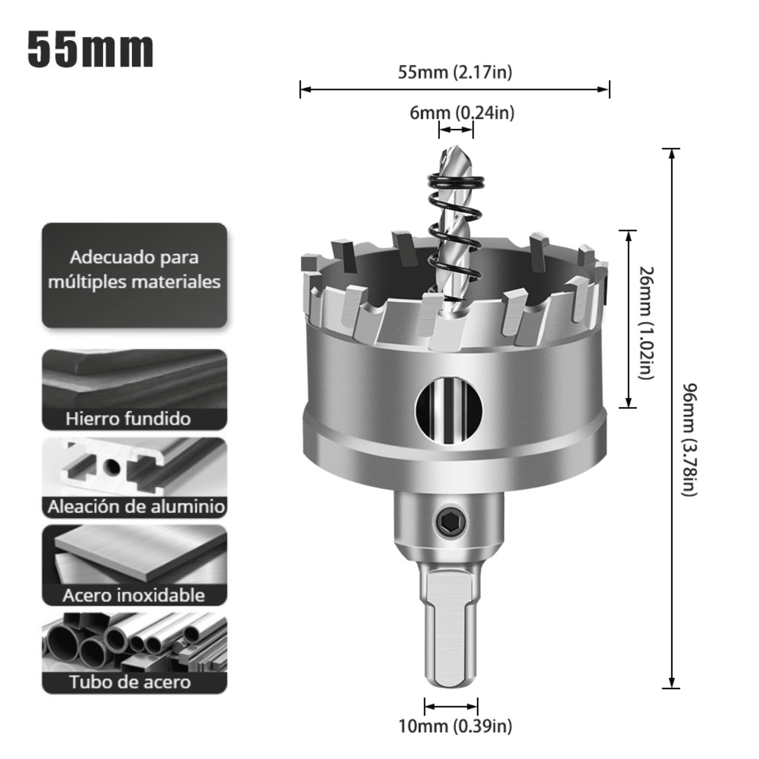 Brocas Copa Carburadas PRO – Precisión extrema en metal