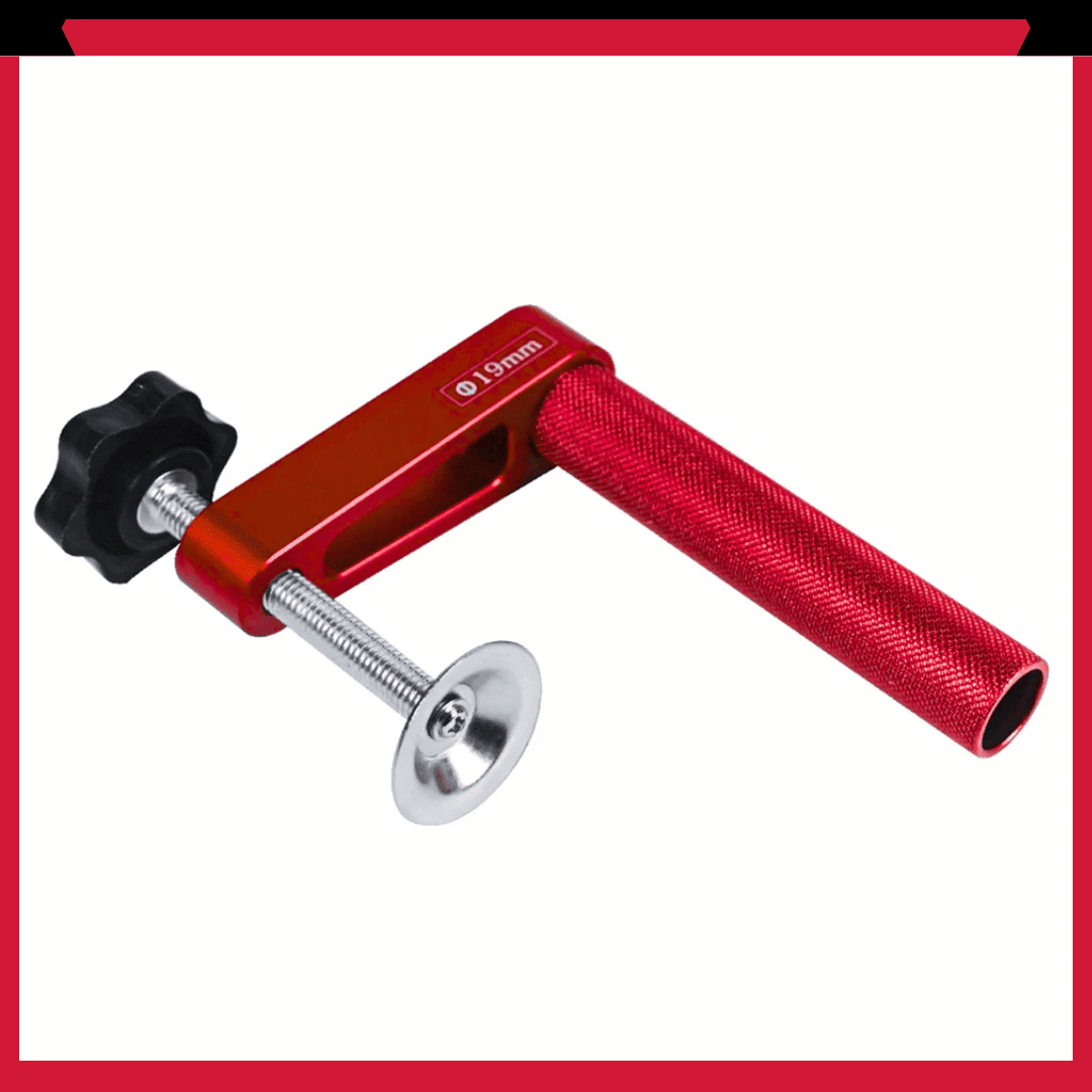 Abrazaderas de Mesa Vertical – Vástago de 19 mm (3/4”) para Sujeción Rápida y Segura en Carpintería