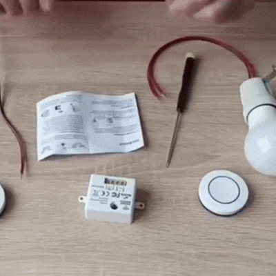 Interruptor Inalámbrico RF de 433 MHz – Control Remoto Mini con Alcance de 50m