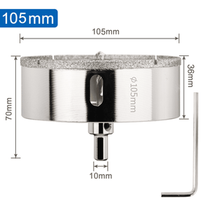 Broca Diamantada con Sistema Guía – Alta Precisión y Corte Afilado