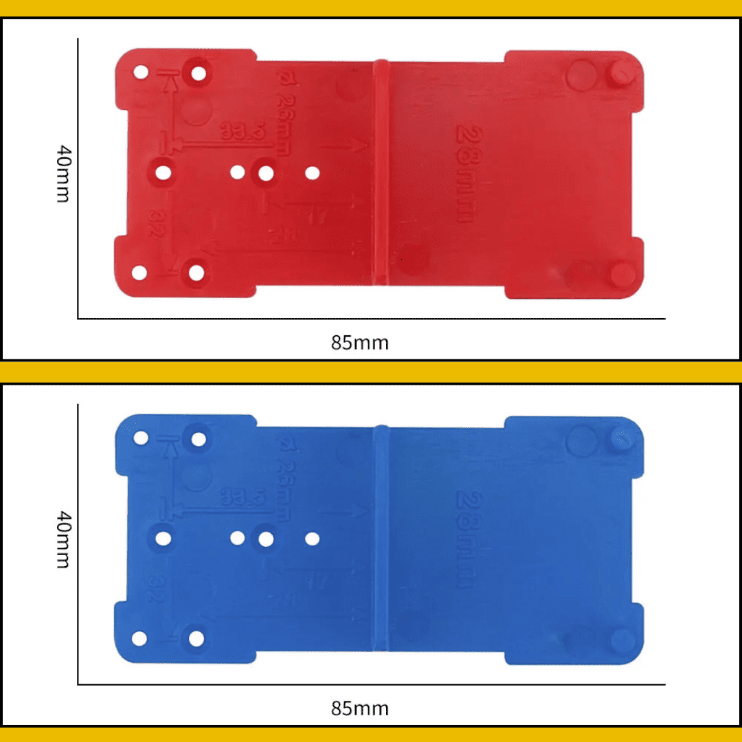 Guía Bisagra Cangrejo para Cazoleta - Plantilla para Melamina