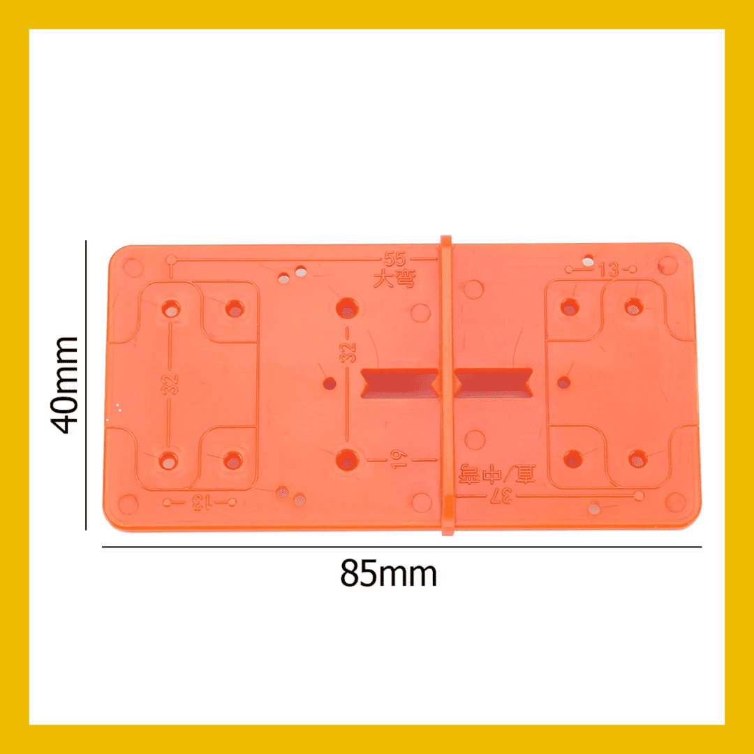 Guía Bisagra PRO Cangrejo – Plantilla de Perforación para Cazoleta