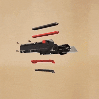 Cutter–Rascador 2 en 1 + 10 Hojas de Repuesto – Corte y Limpieza en una Sola Herramienta