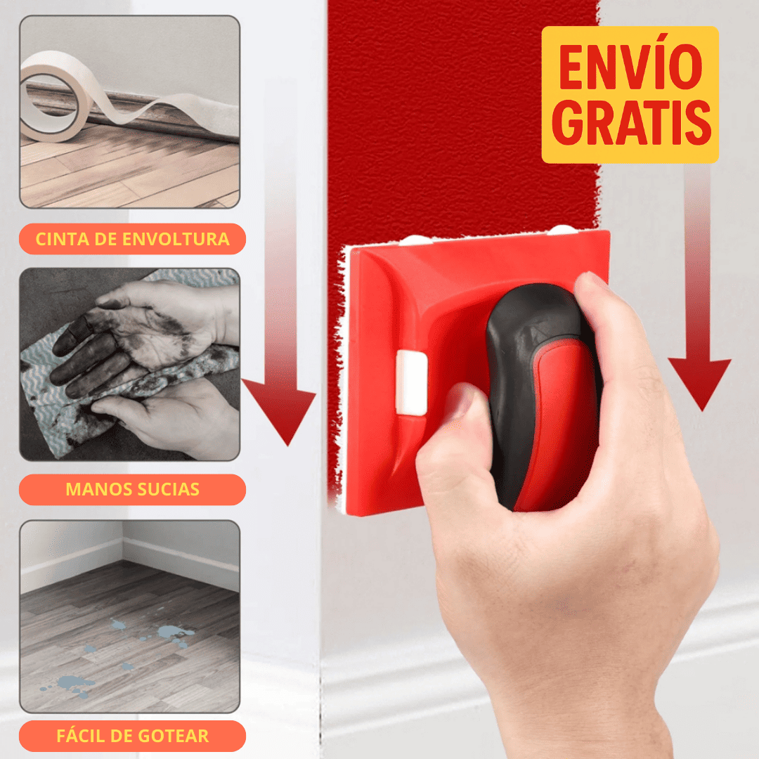 Brocha PRO para Bordes y Esquinas de Látex – Precisión Profesional en Paredes y Techos