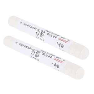 Kit de 2 Ceras Blancas para Reparación de Muebles en Madera, Melaminas y Aglomerados