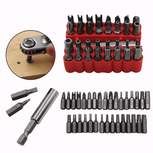 Juego de Puntas de Impacto Hexagonal 33 Piezas