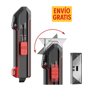 Cutter–Rascador 2 en 1 + 10 Hojas de Repuesto – Corte y Limpieza en una Sola Herramienta