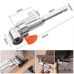Extensión Angular de 105° & 105° PRO – Acceso Total en Zonas de Difícil Alcance