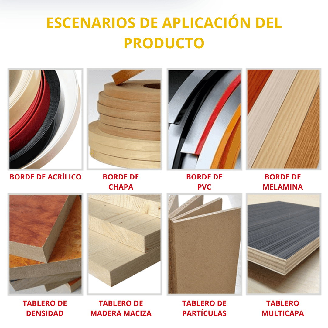 Enchapadora de Cantos Portátil – Acabado Profesional en Bordes y Cantos en Madera