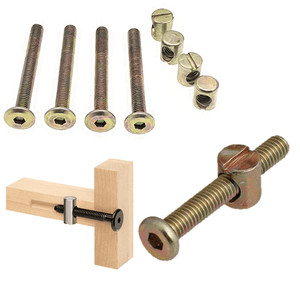 Pernos para Ensambles Rápidos M8 x 60mm – Con Tuerca de 12x15mm