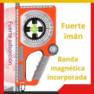 Inclinómetro PRO para Medir Pendientes – Precisión Mecánica sin Baterías