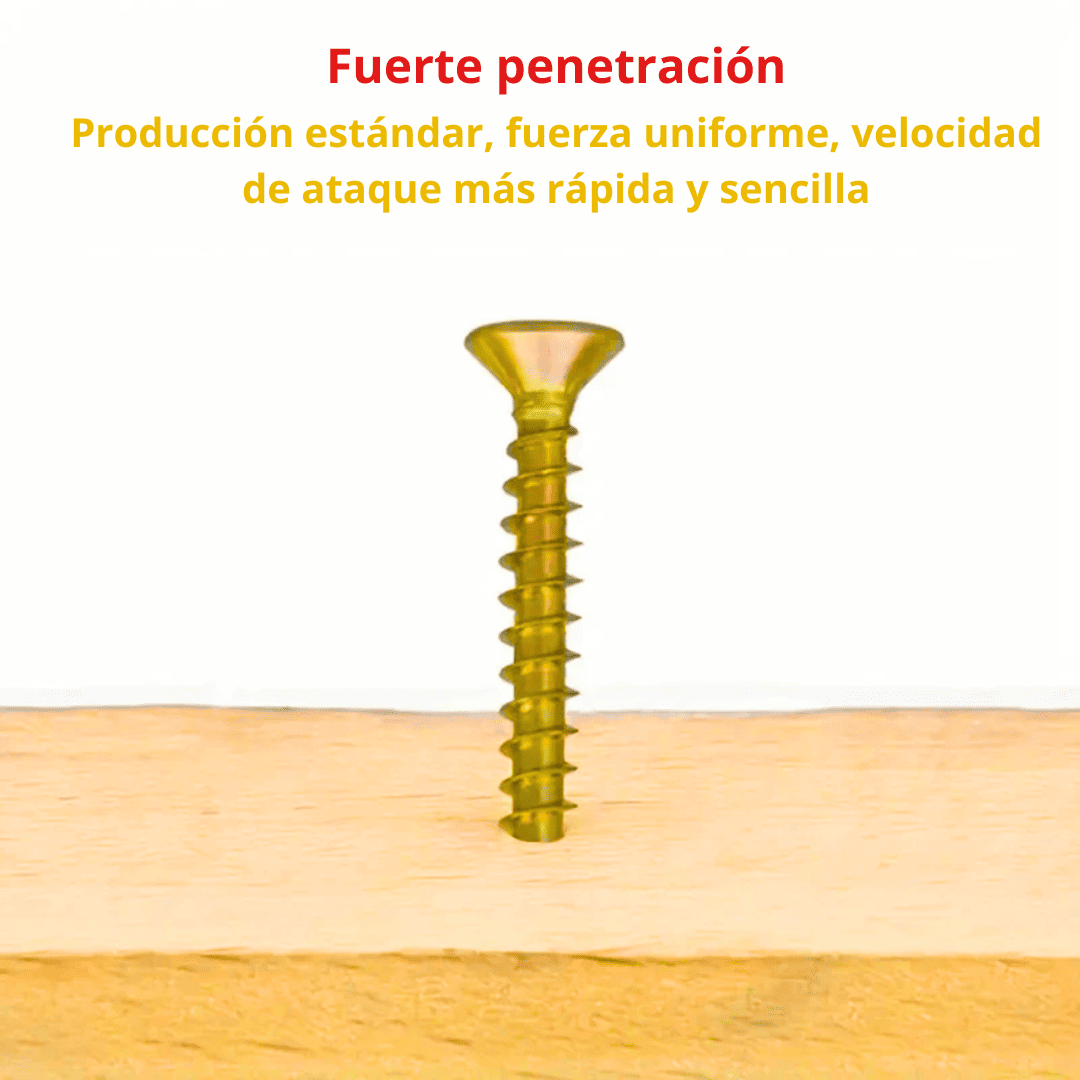 Tornillos Dentados HD 4x50mm – Fijación Segura y Rápida para Madera y Tableros