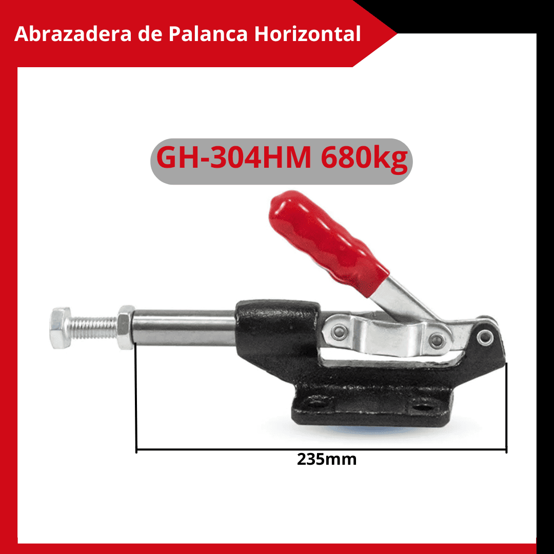 Abrazaderas de Palanca Horizontal – Alta Fijación para Ensambles Firmes y Rápidos