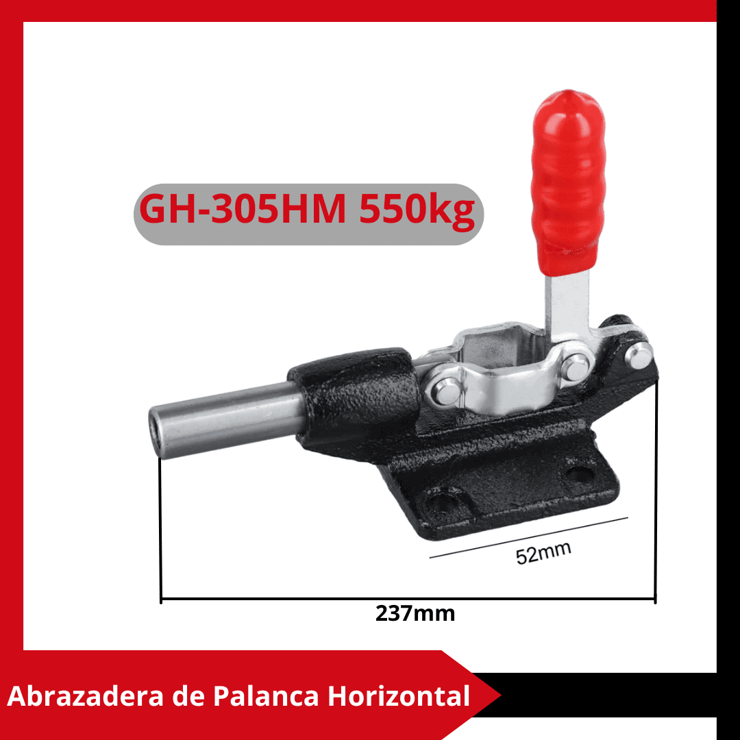 Abrazaderas de Palanca Horizontal – Alta Fijación para Ensambles Firmes y Rápidos