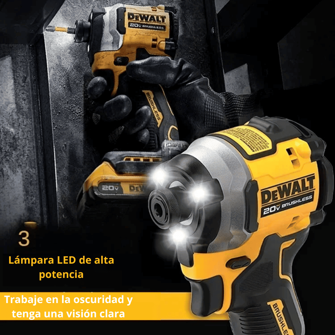 Atornillador de Impacto Compacto DeWALT DCF850 – Potencia ATOMIC™ en Tamaño Ultra Reducido