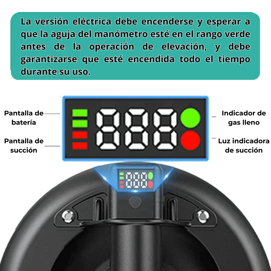 Ventosa Eléctrica Digital de 8"