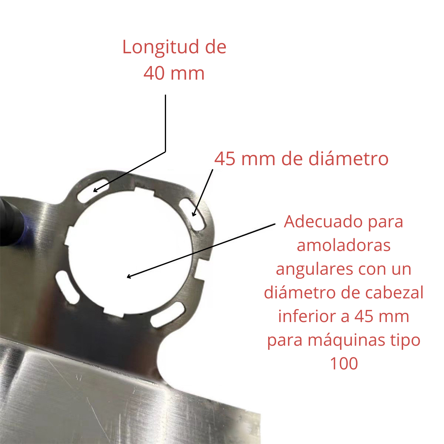 Adaptador de 45° para Amoladora – Modelo “S” Corte Preciso