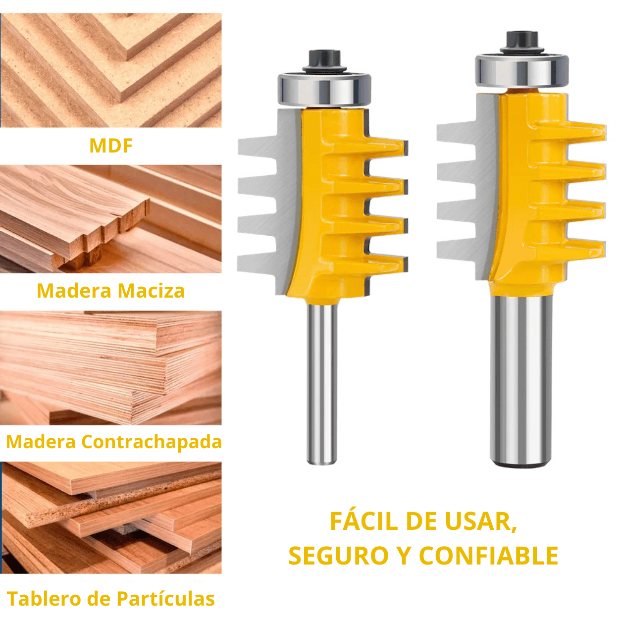 Fresa para Ensamble de Dedos – Vástago 1/2”