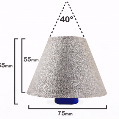 Broca Cónica PRO de 3”Acabados Profesionales