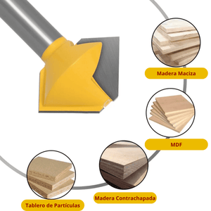 Fresa Hexagonal para Muebles – Vástago 12mm