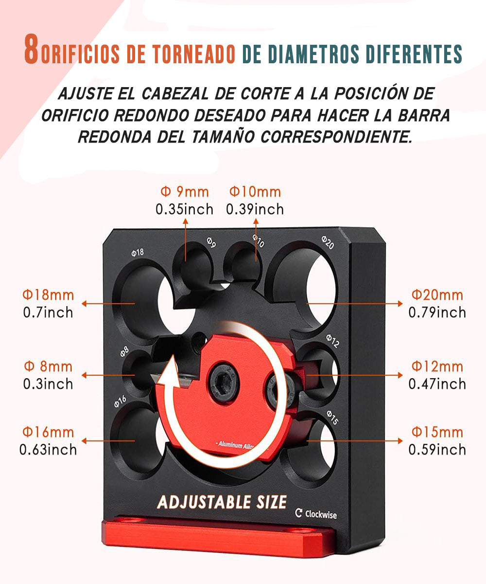 Dispositivo para Hacer Tarugos de Madera a toda Medida