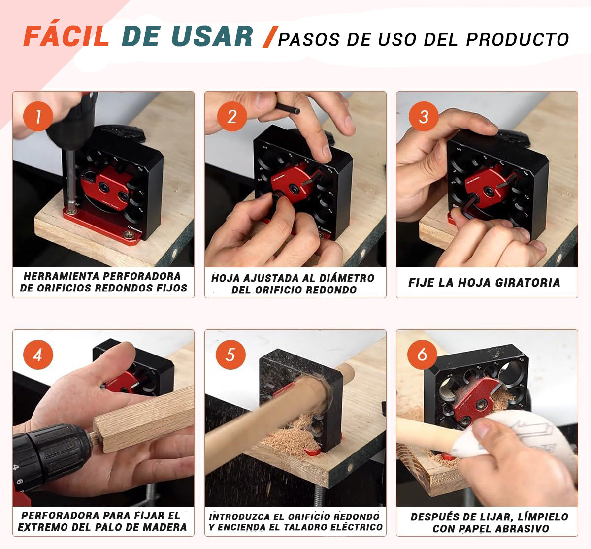 Dispositivo para Hacer Tarugos de Madera a toda Medida