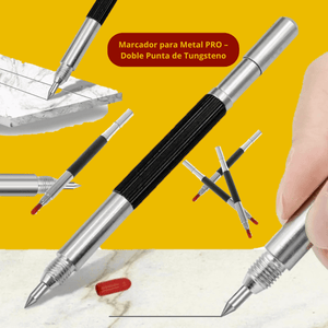 Marcador para Metal PRO – Doble Punta de Tungsteno