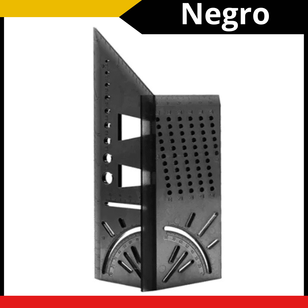 ESCUADRA 3D MULTIUSO – Variante en ABS o en Aluminio de Alta Precisión