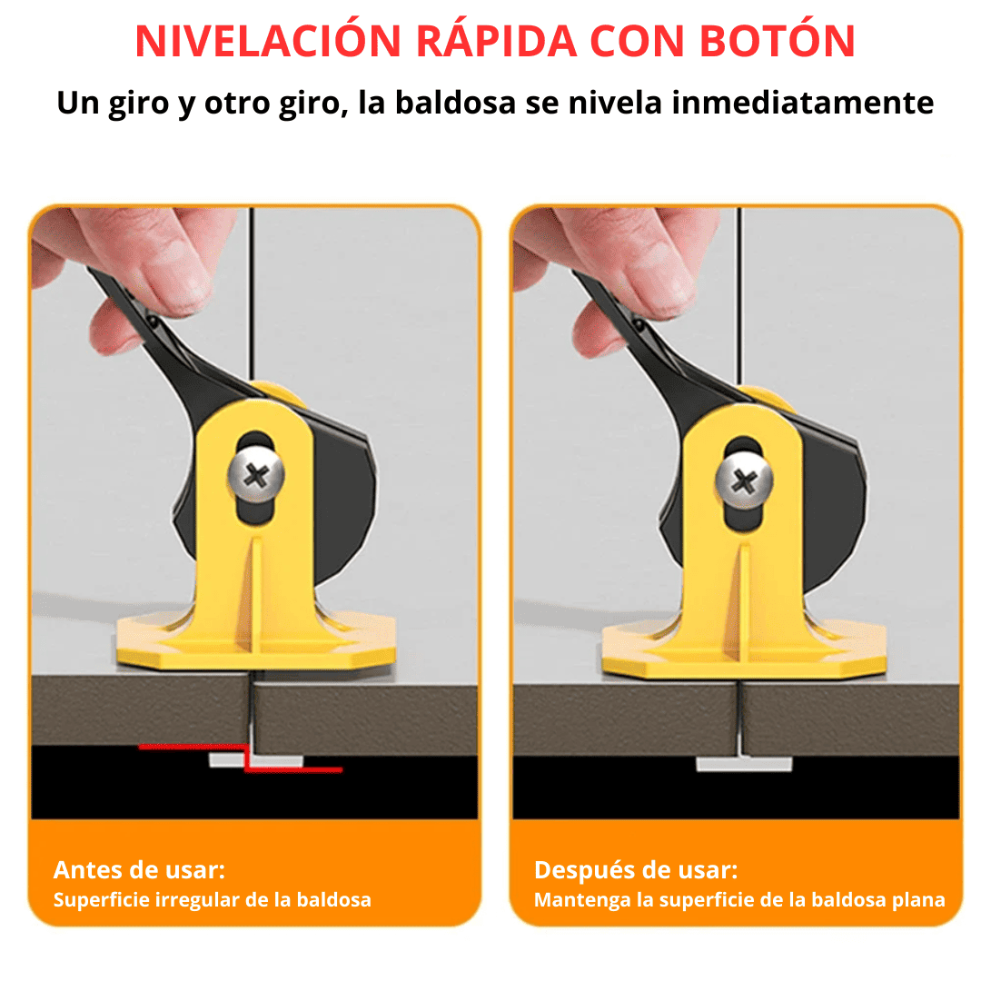 Niveladores Reutilizables de Palanca – Sistema Profesional para Instalación de Baldosas