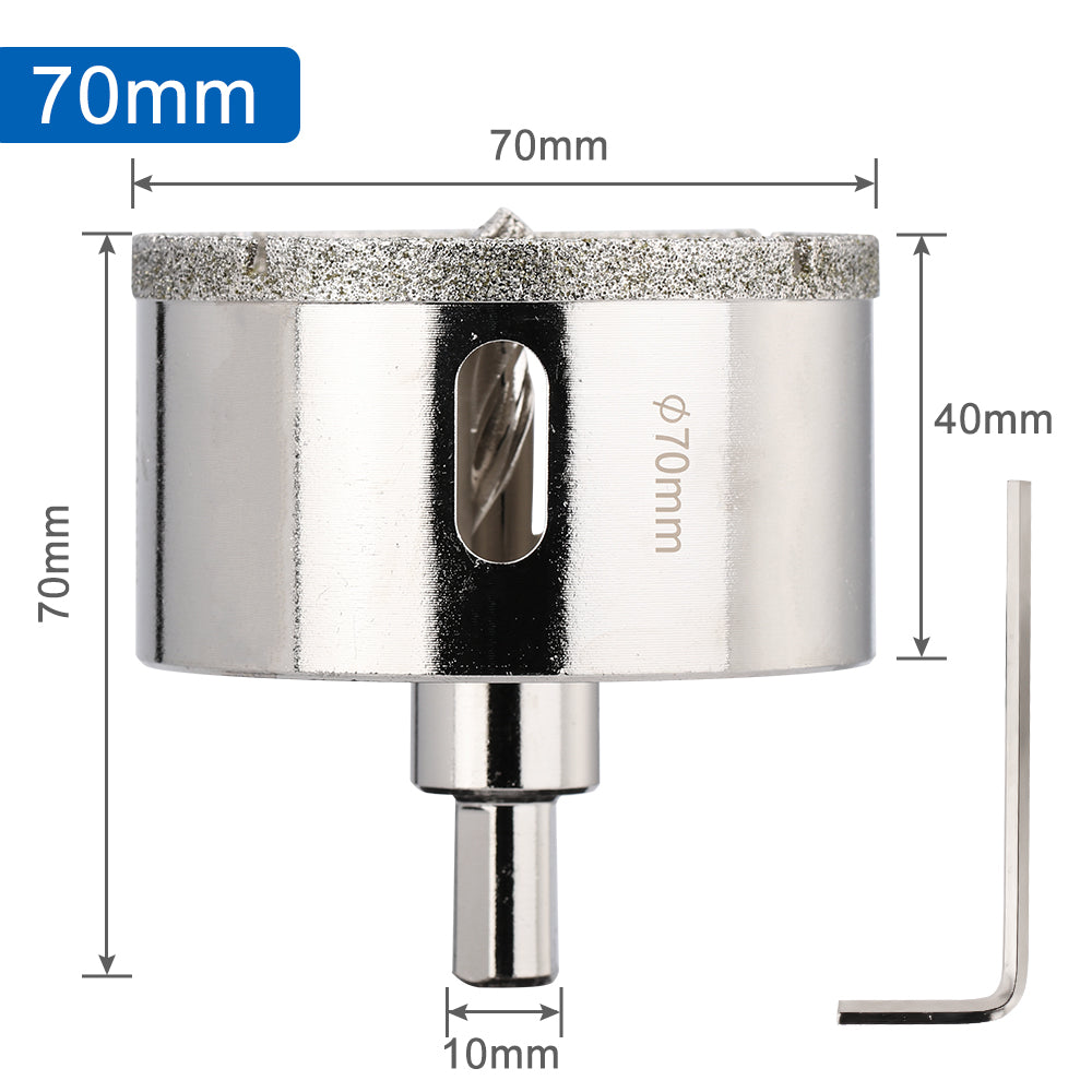 Broca Diamantada con Sistema Guía – Alta Precisión y Corte Afilado
