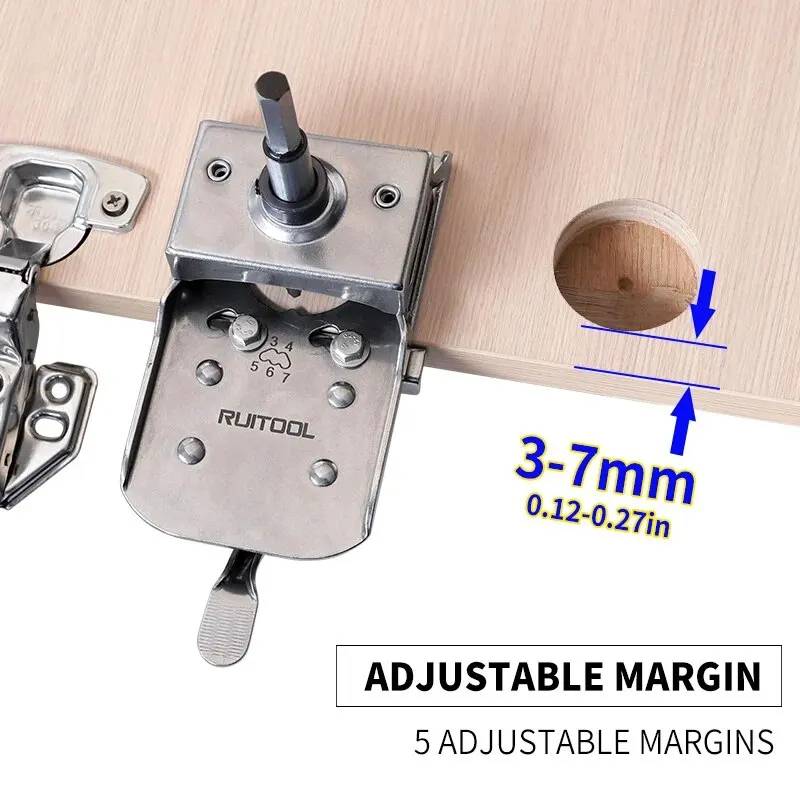 Plantilla de Acero para Bisagras Cangrejos o Cazoletas Pro