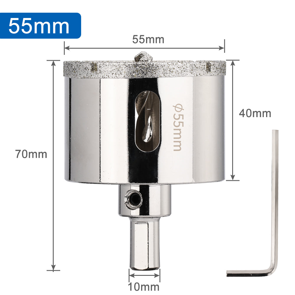 Broca Diamantada con Sistema Guía – Alta Precisión y Corte Afilado