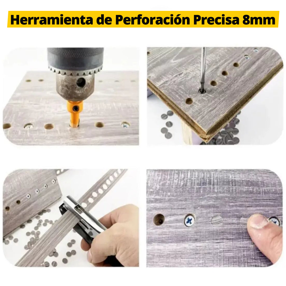 Perforadora PRO de Cantos Delgado -8mm