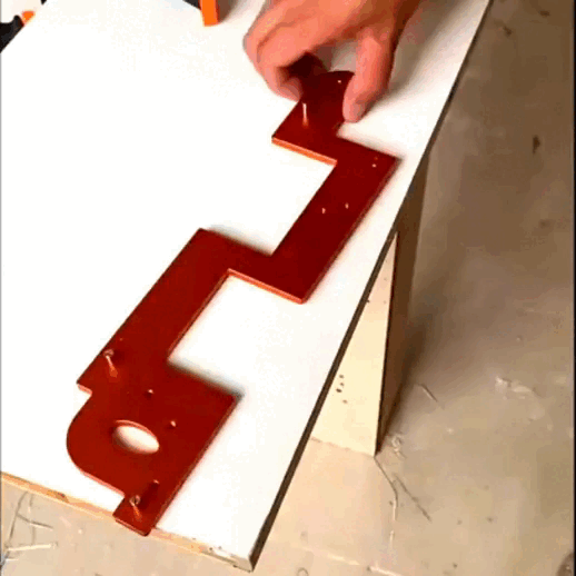 Plantilla de Ranura para Manijas Ocultas - En Aluminio