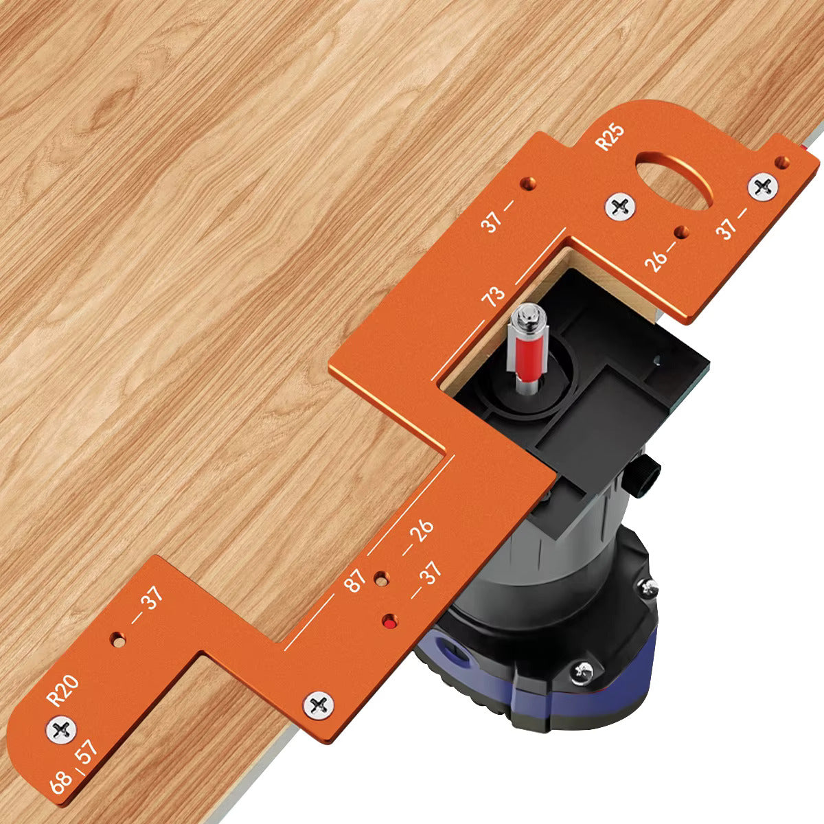 Plantilla de Ranura para Manijas Ocultas - En Aluminio