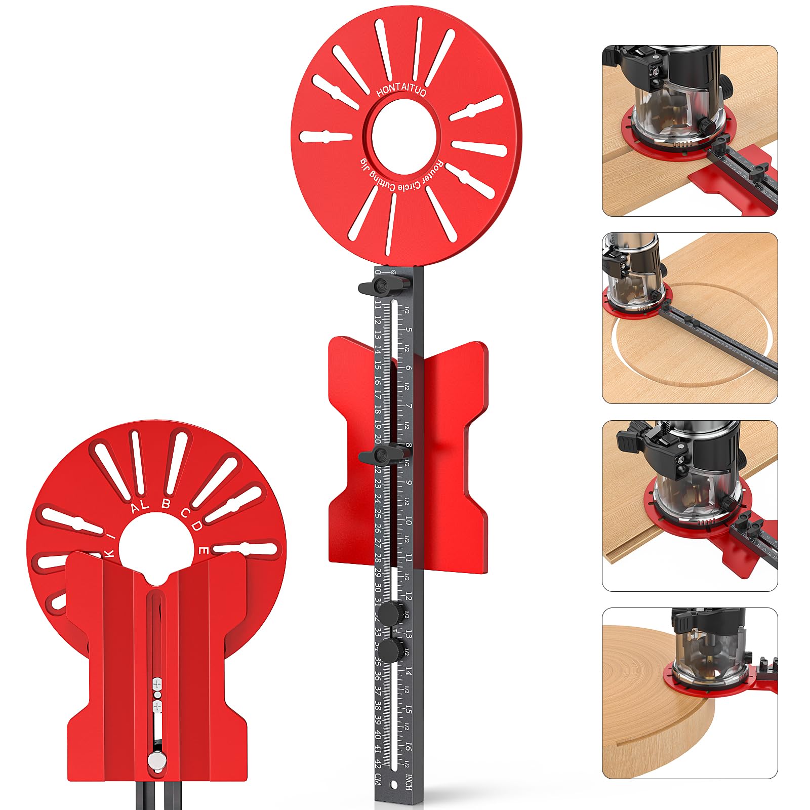 Plantilla Guía PRO para Router y Fresadora, 53cm