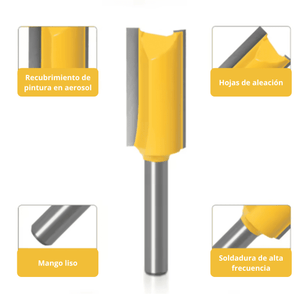 Fresa Recta 18 mm – Corte Profundo y Preciso