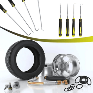 Extractor de Sellos de Aceite, O’rings – Set de 4 Destornilladores Acerados de 160mm en Caja