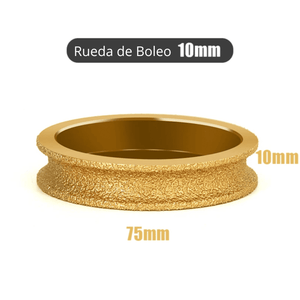 Rueda de Boleo “U” – Para Amoladora 10/15/20/25 mm x 75 mm
