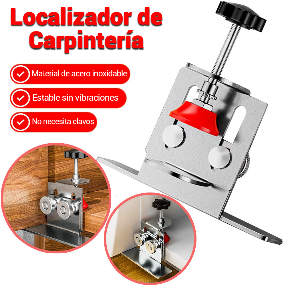 Soporte de Montaje en Acero Inoxidable, Regulable para Puertas, Gabinetes y Armarios