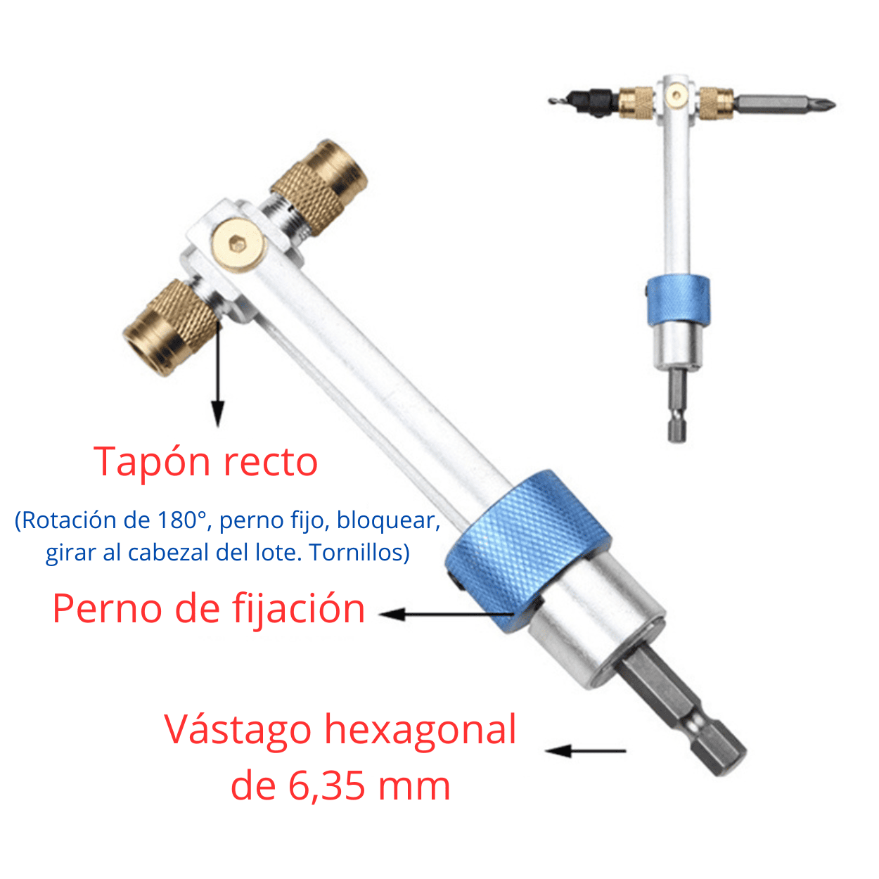 Set Avellanador & Atornillador Reversible 20pcs – Drill Flip Driver