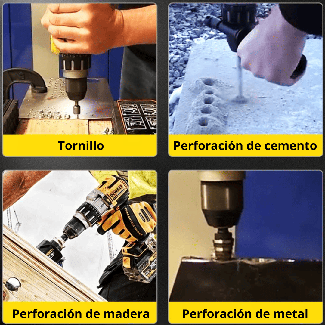Taladro Percutor DeWALT DCD999B XR 20V MAX 1/2” – Potencia FLEXVOLT, Precisión y Tecnología Avanzada